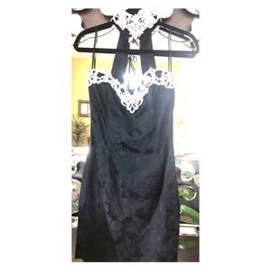 Vintage Black Baroque Dress FITS SIZE 2-4